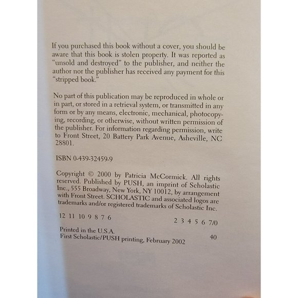 Book: Cut - Picture 2 of 3